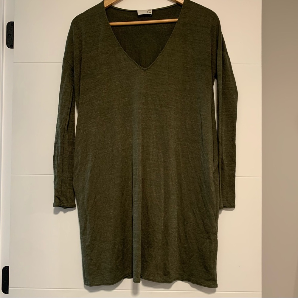 Aritzia Wilfred | Green Long Sleeve Shirt